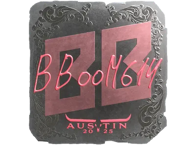 Sticker | Boombl4 (Foil) | Austin 2025