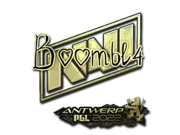 Sticker | Boombl4 (Gold) | Antwerp 2022