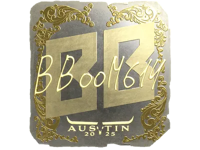 Sticker | Boombl4 (Gold) | Austin 2025
