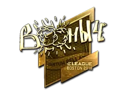 Sticker | Boombl4 (Gold) | Boston 2018