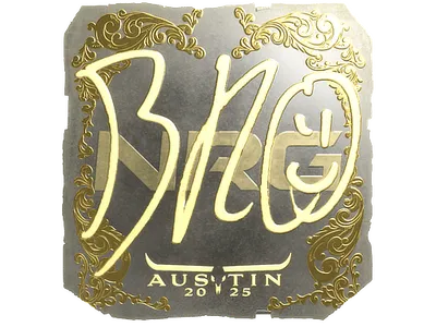 Sticker | br0 (Gold) | Austin 2025