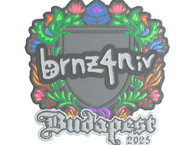 Sticker | brnz4n (Embroidered) | Budapest 2025