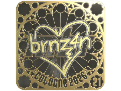 Sticker | brnz4n (Gold, Ranked) | Cologne 2026