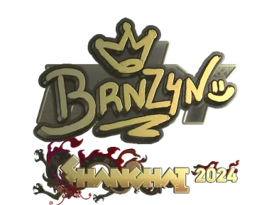 Sticker | brnz4n (Gold) | Shanghai 2024