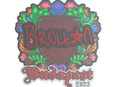 Sticker | Brollan (Embroidered) | Budapest 2025
