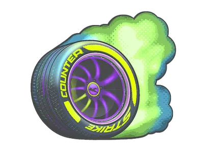 Sticker | Burnout (Lenticular)