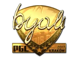 Sticker | byali (Gold) | Krakow 2017