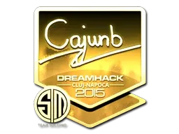 Sticker | cajunb (Gold) | Cluj-Napoca 2015