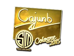 Sticker | cajunb (Gold) | Cologne 2015