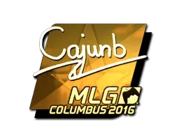 Sticker | cajunb (Gold) | MLG Columbus 2016