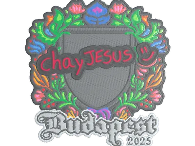Sticker | chayJESUS (Embroidered) | Budapest 2025