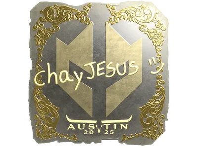 Sticker | chayJESUS (Gold) | Austin 2025