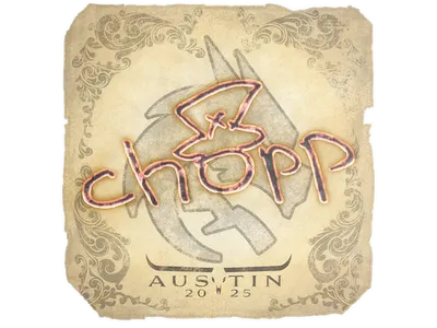 Sticker | chopper | Austin 2025