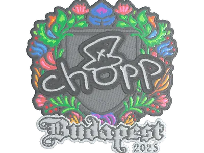 Sticker | chopper (Embroidered) | Budapest 2025