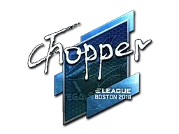 Sticker | chopper (Foil) | Boston 2018