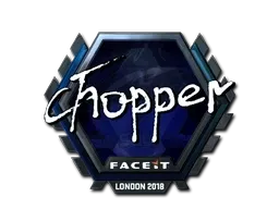 Sticker | chopper (Foil) | London 2018