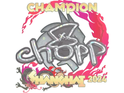 Sticker | chopper (Glitter, Champion) | Shanghai 2024