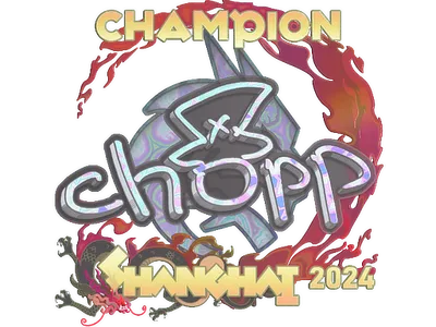 Sticker | chopper (Holo, Champion) | Shanghai 2024