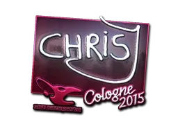 Sticker | chrisJ (Foil) | Cologne 2015