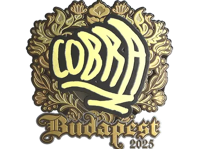 Sticker | cobra (Gold) | Budapest 2025