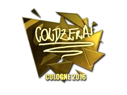 Sticker | coldzera (Gold) | Cologne 2016