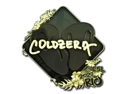 Sticker | coldzera (Gold) | Rio 2022