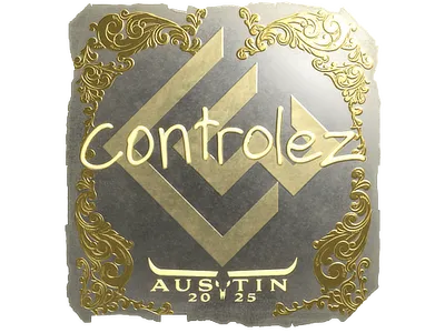 Sticker | controlez (Gold) | Austin 2025