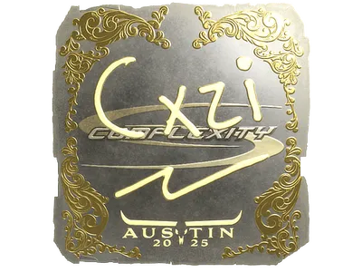 Sticker | Cxzi (Gold) | Austin 2025