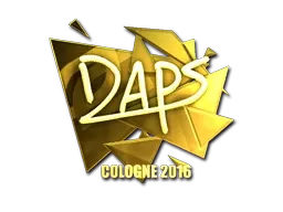 Sticker | daps (Gold) | Cologne 2016