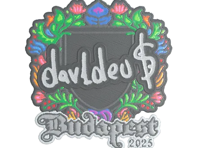 Sticker | dav1deuS (Embroidered) | Budapest 2025