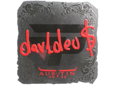 Sticker | dav1deuS (Foil) | Austin 2025