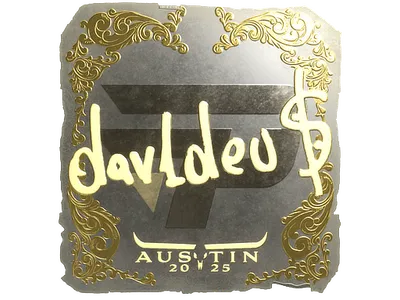 Sticker | dav1deuS (Gold) | Austin 2025