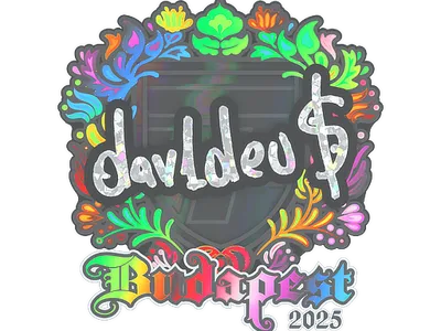 Sticker | dav1deuS (Holo) | Budapest 2025