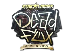 Sticker | DeadFox (Gold) | Berlin 2019