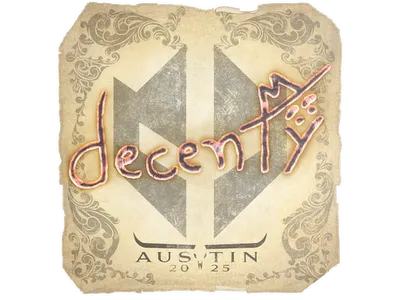 Sticker | decenty | Austin 2025