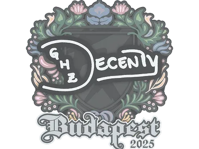 Sticker | decenty | Budapest 2025