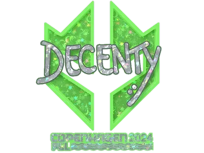 Sticker | decenty (Glitter) | Copenhagen 2024