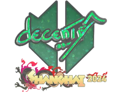 Sticker | decenty (Glitter) | Shanghai 2024