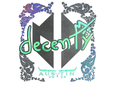 Sticker | decenty (Holo) | Austin 2025