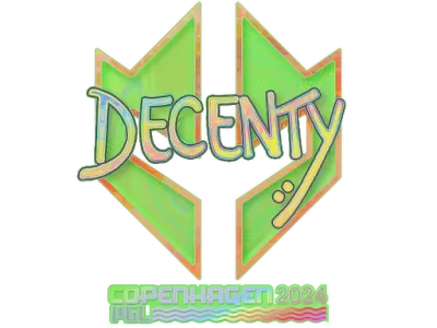 Sticker | decenty (Holo) | Copenhagen 2024