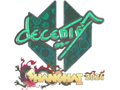 Sticker | decenty (Holo) | Shanghai 2024