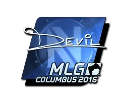 Sticker | DEVIL (Foil) | MLG Columbus 2016