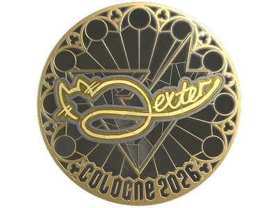 Sticker | dexter (Gold) | Cologne 2026