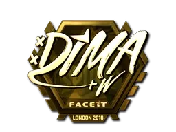 Sticker | Dima (Gold) | London 2018