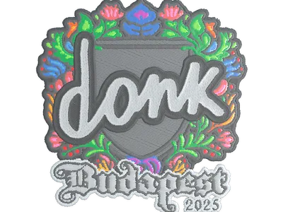 Sticker | donk (Embroidered) | Budapest 2025