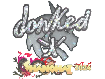 Sticker | donk (Glitter) | Shanghai 2024