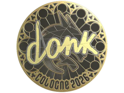 Sticker | donk (Gold) | Cologne 2026
