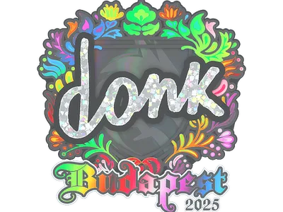 Sticker | donk (Holo) | Budapest 2025