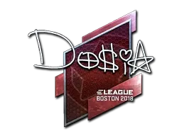 Sticker | Dosia (Foil) | Boston 2018