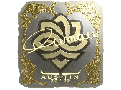 Sticker | dumau (Gold) | Austin 2025